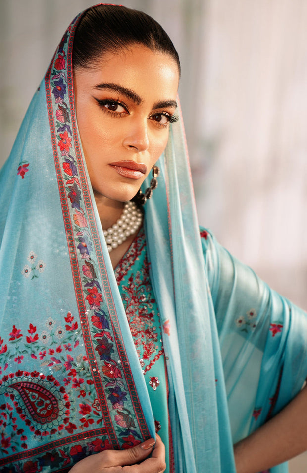 Binilyas - La'Hira Spring Summer By Bin Ilyas Lawn Collection'24 Unstitched 3 Piece Summer Collection - aubranz.com