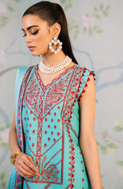 Binilyas - La'Hira Spring Summer By Bin Ilyas Lawn Collection'24 Unstitched 3 Piece Summer Collection - aubranz.com