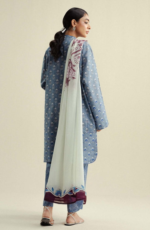 Zara_Shahjahan - Coco Prints'25 Vol-4 by Zara Shahjahan Printed Lawn Suits Unstitched 3 Piece - Summer Collection - aubranz.com