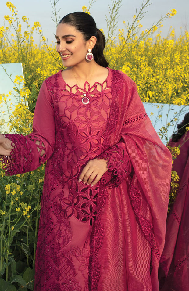 Rangrasiya - EID PREMIUM BY RANG RASIYA EMBROIDERED LAWN SUIT UNSTITCHED 3 PIECE LAWN COLLECTION - aubranz.com