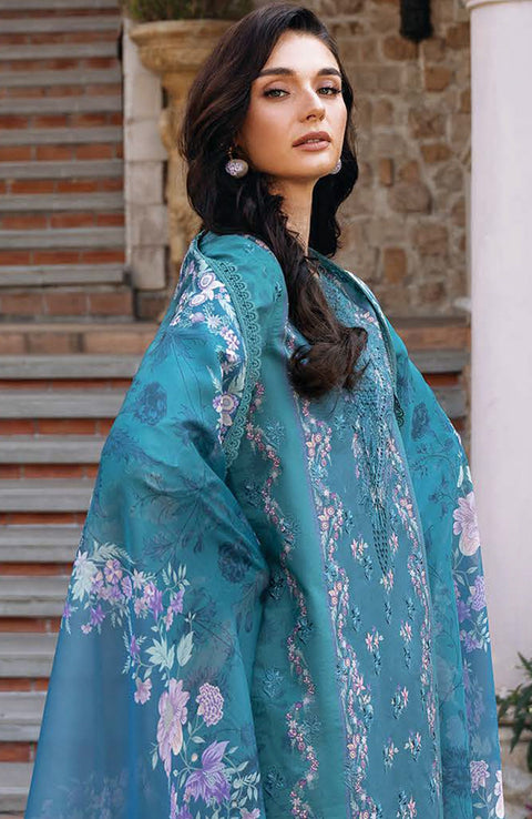 Afrozeh - Afrozeh Damask Lawn'25 Embroidered Suits Unstitched 3 Piece - Summer Collection - aubranz.com