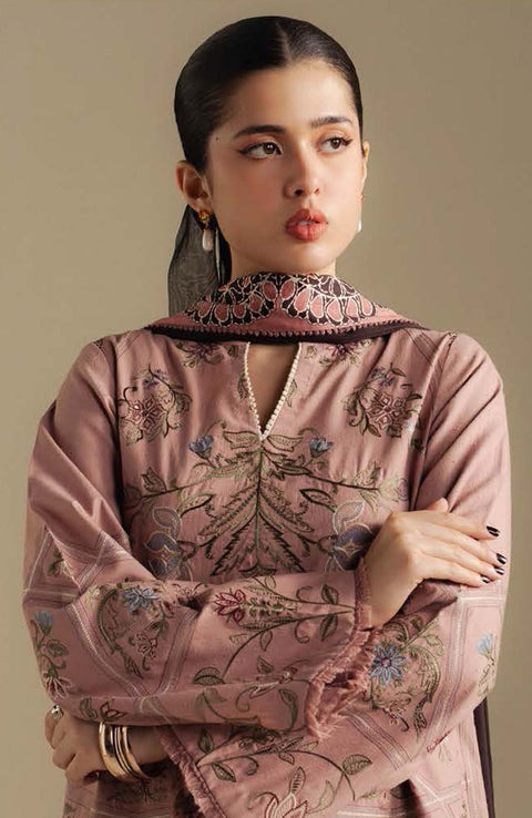 Zara_Shahjahan - COCO WINTER'25 BY ZARA SHAHJAHAN EMBROIDERED KHADDAR SUITS UNSTITCHED 3 PIECE - WINTER COLLECTION - aubranz.com