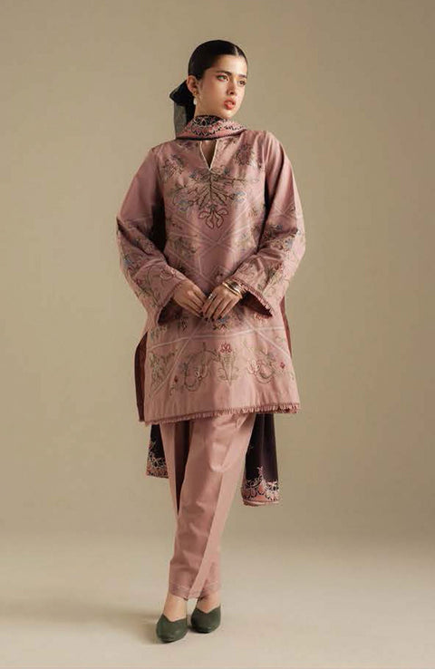Zara_Shahjahan - COCO WINTER'25 BY ZARA SHAHJAHAN EMBROIDERED KHADDAR SUITS UNSTITCHED 3 PIECE - WINTER COLLECTION - aubranz.com