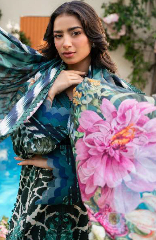 Elaf - Elaf Prints'25 Printed Lawn Suits Unstitched 3 Piece - Summer Collection - aubranz.com