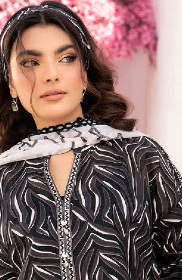 Mariab - Maria B M Basic Vol-1 Printed Lawn Suits Unstitched 3 Piece - Summer Collection - aubranz.com