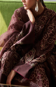 Zara_Shahjahan - Satori Lawn'25 By Zara Shahjahan Embroidered Suits Unstitched 3 Piece - Summer Collection - aubranz.com