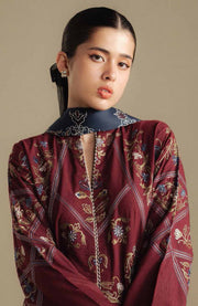 Zara_Shahjahan - COCO WINTER'25 BY ZARA SHAHJAHAN EMBROIDERED KHADDAR SUITS UNSTITCHED 3 PIECE - WINTER COLLECTION - aubranz.com