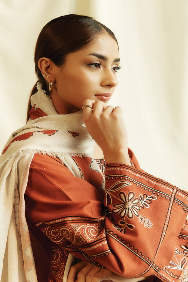 Zara_Shahjahan - COCO WINTER COLLECTION'24 BY ZARA SHAHJAHAN 3 PIECE UNSTITCHED WINTER COLLECTION - aubranz.com