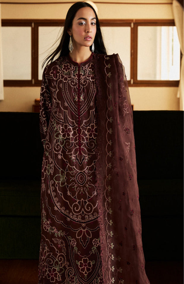 Zara_Shahjahan - Satori Lawn'25 By Zara Shahjahan Embroidered Suits Unstitched 3 Piece - Summer Collection - aubranz.com