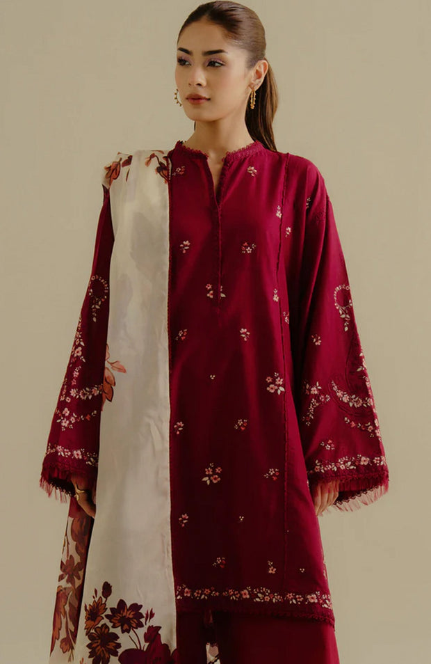 Zara_Shahjahan - Coco Lawn Drop Two'25 By Zara Shahjahan Embroidered Lawn Suits Unstitched 3 Piece - Summer Collection - aubranz.com