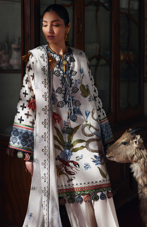 Elan - Elan Lawn'25 Embroidered Lawn Suits Unstitched 3 Piece - Summer Collection - aubranz.com