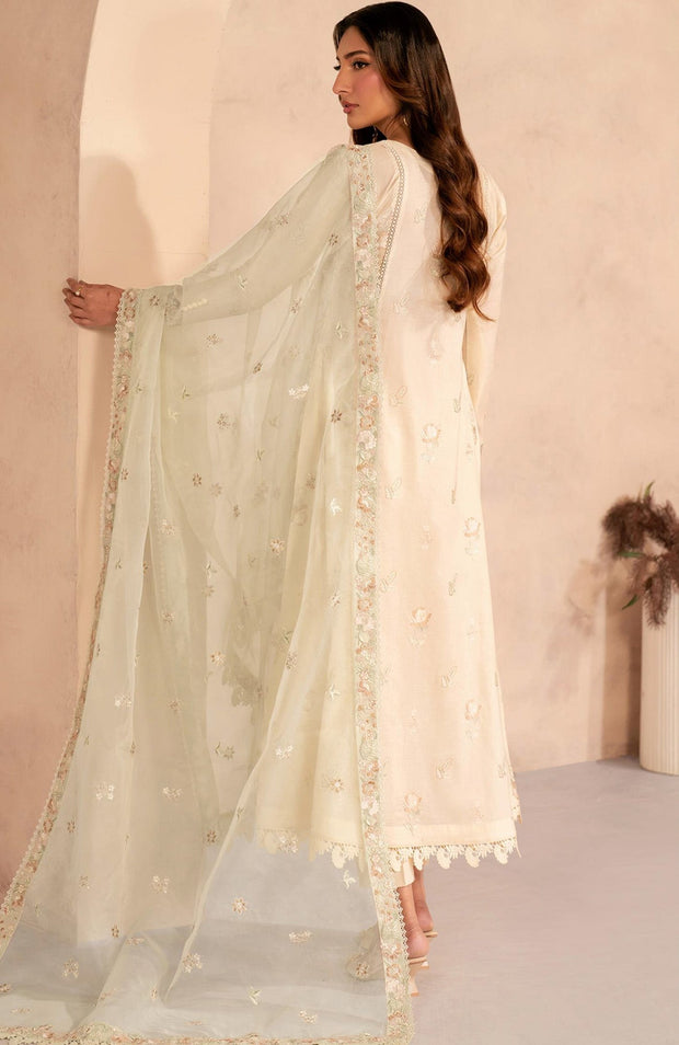 Zarif - Zarif Lawn'25 Embroidered Suits Unstitched 3 Piece - Summer Collection - aubranz.com