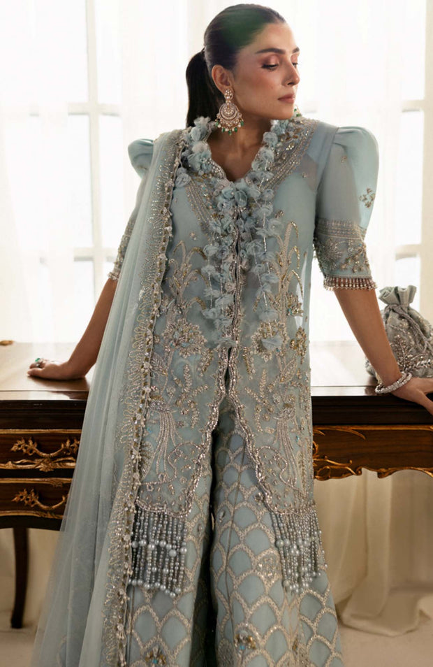 Elan - ELAN WEDDING FESTIVE'24 EMBROIDERED SUITS UNSTITCHED 3 PIECE - WEDDING COLLECTION - aubranz.com