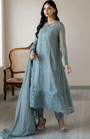 Azure - Azure Ensembles Festive Lawn'25 Embroidered Suits Unstitched 3 Piece - Summer Collection - aubranz.com