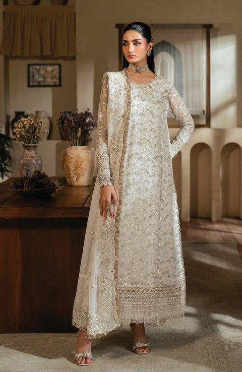 Xenia - Niran by Xenia Embroidered Chiffon Suits Unstitched 3 Piece - Formals Collection - aubranz.com