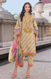 Charizma - Aghaz e Nou by Charizma Embroidered Lawn Suit Unstitched 3 Piece - Summer Collection - aubranz.com
