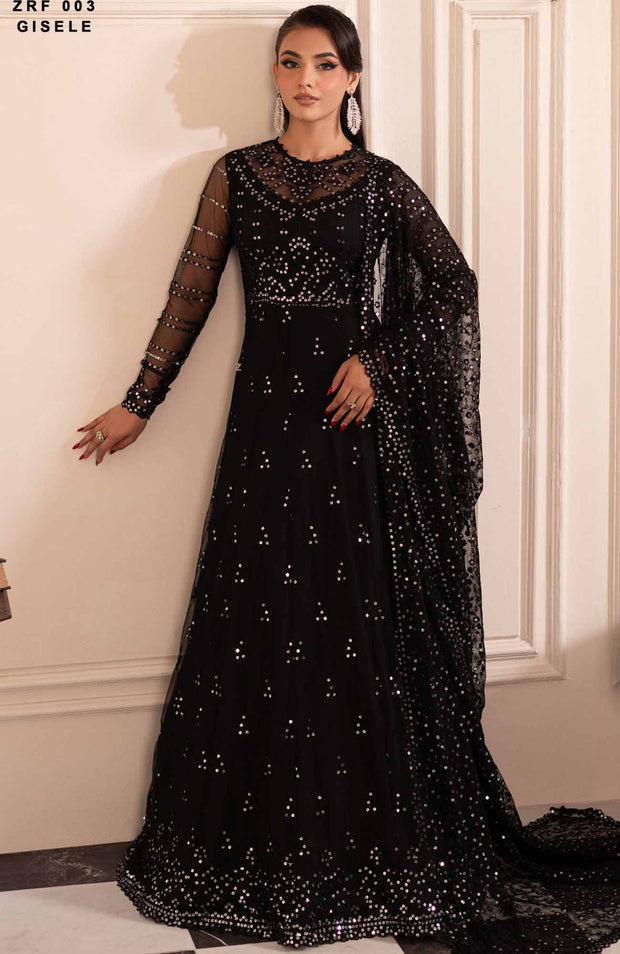 Zarif - Formals By Zarif Unstitched Suit 3 Piece Wedding formal collection - aubranz.com