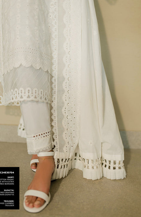 Zellbury - ZELLBURY EMBROIDERED COTTON SUITS'25 UNSTITCHED 3 PIECE - WINTER COLLECTION - aubranz.com