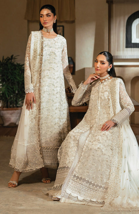 Xenia - Niran by Xenia Embroidered Chiffon Suits Unstitched 3 Piece - Formals Collection - aubranz.com