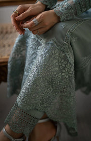 Azure - Azure Ensembles Festive Lawn'25 Embroidered Suits Unstitched 3 Piece - Summer Collection - aubranz.com