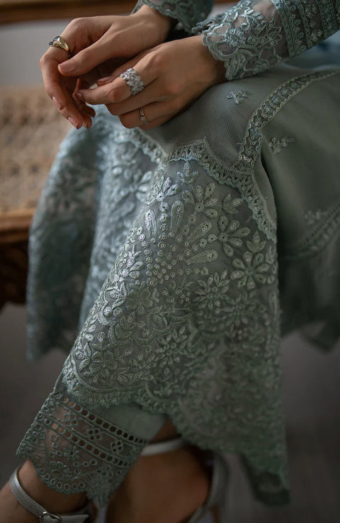 Azure - Azure Ensembles Festive Lawn'25 Embroidered Suits Unstitched 3 Piece - Summer Collection - aubranz.com