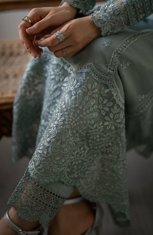 Azure - Azure Ensembles Festive Lawn'25 Embroidered Suits Unstitched 3 Piece - Summer Collection - aubranz.com