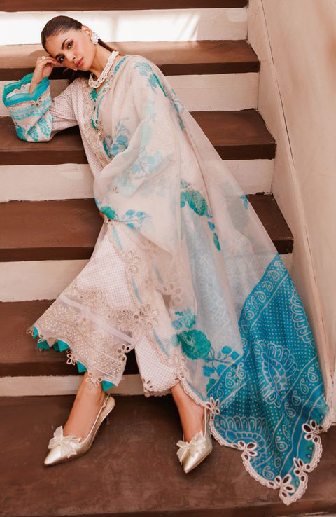 Charizma - Sheen Lawn'25 By Charizma Embroidered Suits Unstitched 3 Piece - Summer Collection - aubranz.com