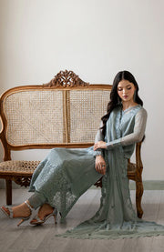 Azure - Azure Ensembles Festive Lawn'25 Embroidered Suits Unstitched 3 Piece - Summer Collection - aubranz.com