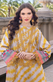 Charizma - Aghaz e Nou by Charizma Embroidered Lawn Suit Unstitched 3 Piece - Summer Collection - aubranz.com
