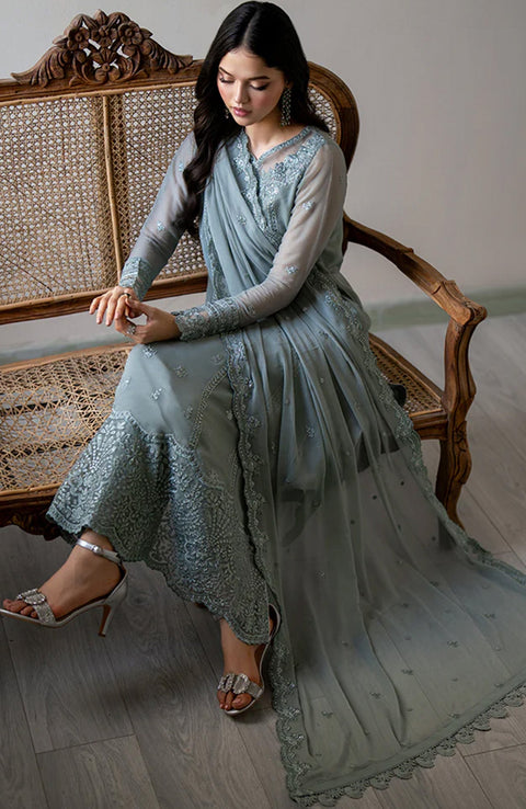 Azure - Azure Ensembles Festive Lawn'25 Embroidered Suits Unstitched 3 Piece - Summer Collection - aubranz.com