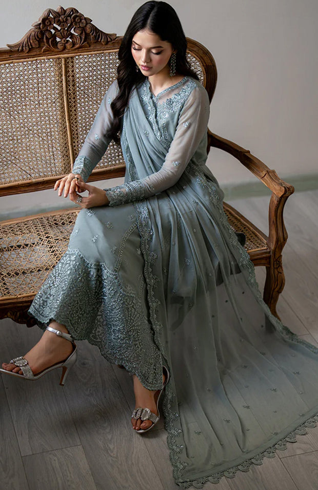 Azure - Azure Ensembles Festive Lawn'25 Embroidered Suits Unstitched 3 Piece - Summer Collection - aubranz.com