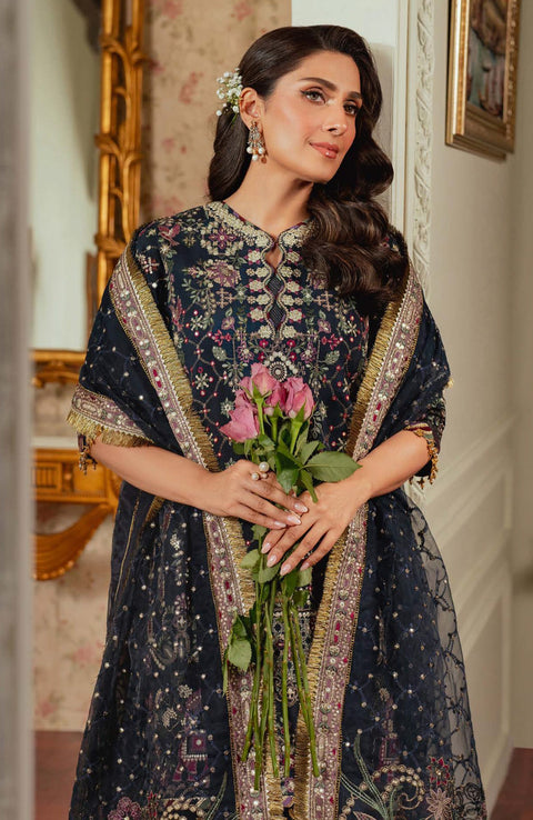 Baroque - Chantelle By Baroque Embroidered Suits Unstitched 3 Piece - Formal Collection - aubranz.com