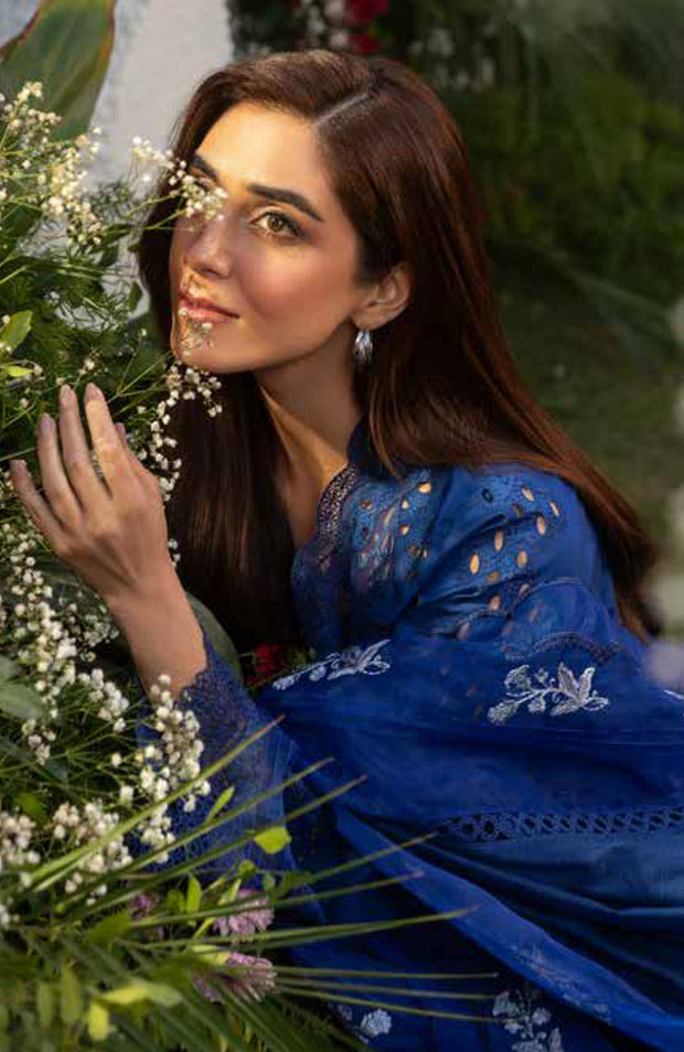 Sobia_Nazir - Sobia Nazir Luxury Lawn'25 Embroidered Suits Unstitched 3 Piece - Summer Collection - aubranz.com