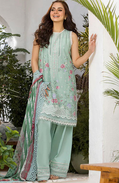 Sobia_Nazir - Sobia Nazir Vital Lawn'25 Embroidered Suits Unstitched 3 Piece - Summer Collection - aubranz.com