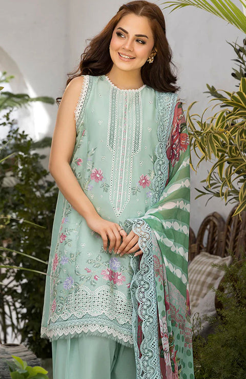 Sobia_Nazir - Sobia Nazir Vital Lawn'25 Embroidered Suits Unstitched 3 Piece - Summer Collection - aubranz.com