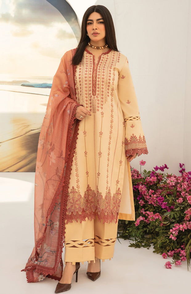 Rangrasiya - Florence Summer Edit'24 By Rangrasiya Unstitched 3 Piece Summer Collection - aubranz.com