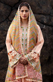 Mnr - Festive Eid Collection'24 By MNR Embroidered Suit Unstitched 3 Piece Eid Collection - aubranz.com