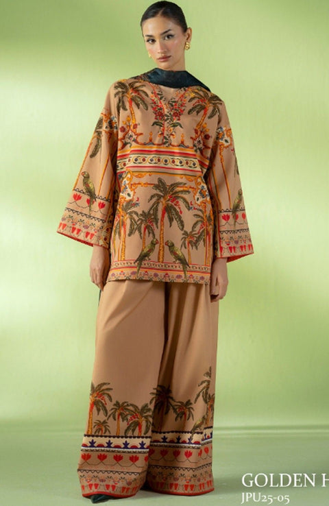 Saira_Rizwan - Joolie Prints Collecetion'25 By Saira Rizwan Printed Lawn Suit Unstitched 3 Piece - Summer Collection - aubranz.com