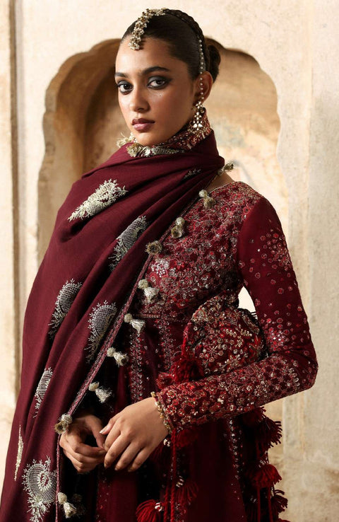 Hussainrehar - Massarat Festive'25 By Hussain Rehar Embroidered Suits Unstitched 3 Piece - Festive Collection - aubranz.com