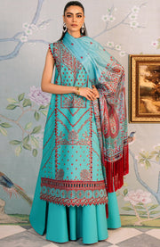 Binilyas - La'Hira Spring Summer By Bin Ilyas Lawn Collection'24 Unstitched 3 Piece Summer Collection - aubranz.com
