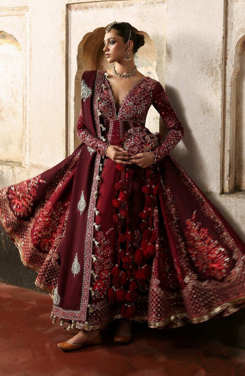 Hussainrehar - Massarat Festive'25 By Hussain Rehar Embroidered Suits Unstitched 3 Piece - Festive Collection - aubranz.com