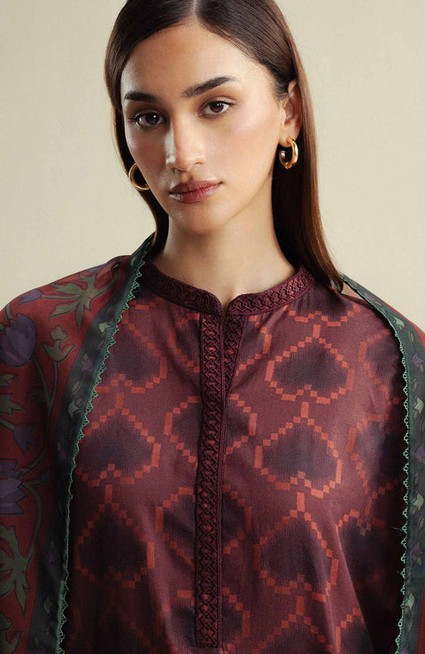 Zara_Shahjahan - Coco Prints'25 Vol-4 by Zara Shahjahan Printed Lawn Suits Unstitched 3 Piece - Summer Collection - aubranz.com