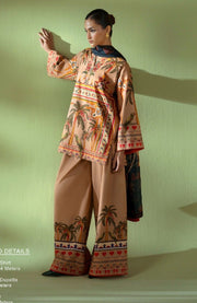 Saira_Rizwan - Joolie Prints Collecetion'25 By Saira Rizwan Printed Lawn Suit Unstitched 3 Piece - Summer Collection - aubranz.com