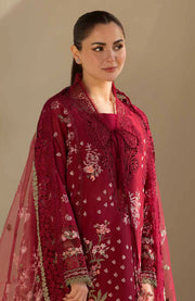 Sobia_Nazir - Sobia Nazir Luxury Lawn'25 Embroidered Suits Unstitched 3 Piece - Summer Collection - aubranz.com