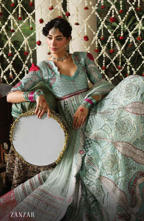Afrozeh - SHEHNAI Formal Collection'25 by AFROZEH RAW SilK Embroidered Suits Unstitched 3 Piece - Formal  Collection - aubranz.com