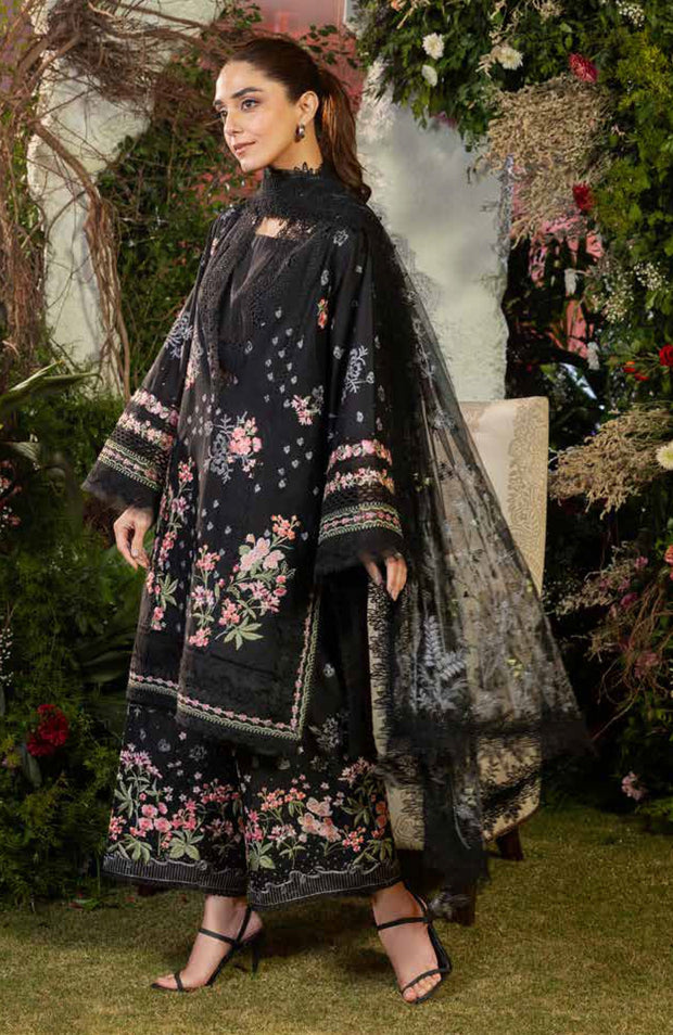 Sobia_Nazir - Sobia Nazir Luxury Lawn'25 Embroidered Suits Unstitched 3 Piece - Summer Collection - aubranz.com