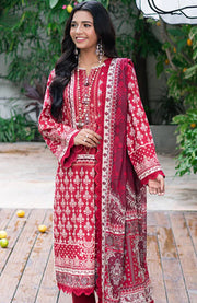 Asimjofa - Asim Jofa Lawn'25 Printed Suits Unstitched 3 Piece - Summer Collection - aubranz.com