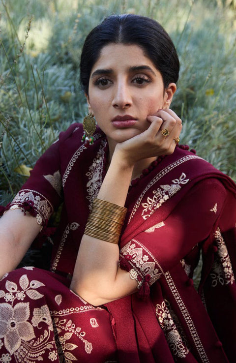 Zaha - ZAHA WINTER COLLECTION'24 EMBROIDERED SUITS UNSTITCHED 3 PIECE- WINTER COLLECTION' - aubranz.com