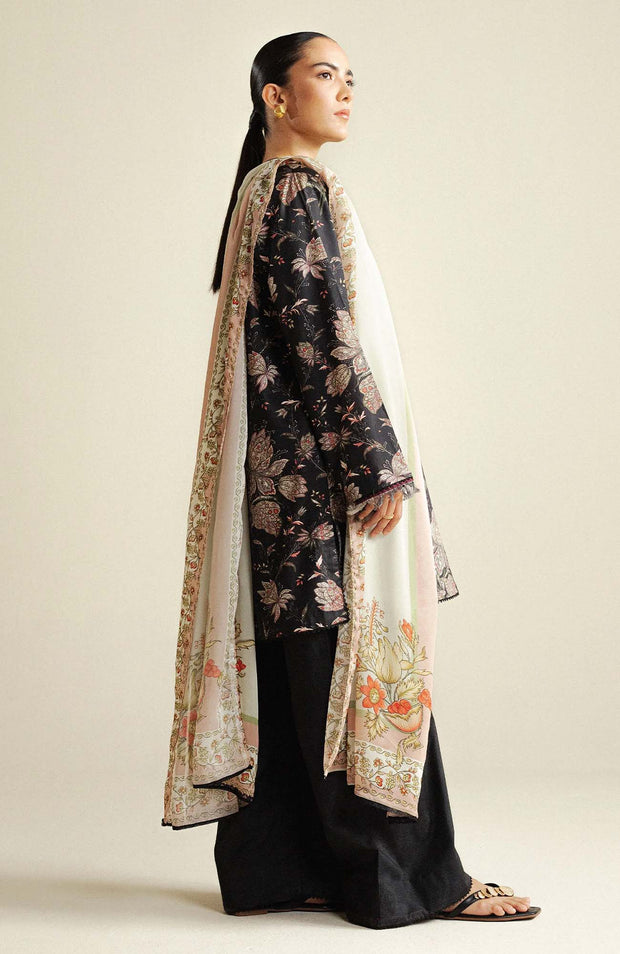 Zara_Shahjahan - Coco Prints'25 Vol-4 by Zara Shahjahan Printed Lawn Suits Unstitched 3 Piece - Summer Collection - aubranz.com