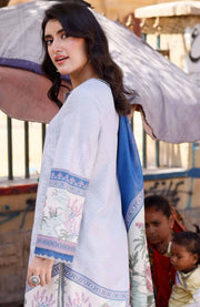Asimjofa - Arabic Lawn Collection'24 By Asim Jofa Lawn Suit Unstitched 3 Piece Summer Collection - aubranz.com